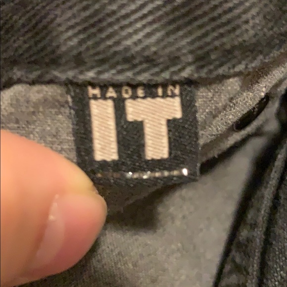 Versace High Waist Straight Leg Black Denim Jeans - Picture 13 of 15